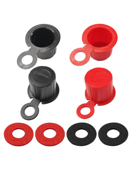Cubierta de Terminal de Batería UHANBUT 4PCS Aislante Universal