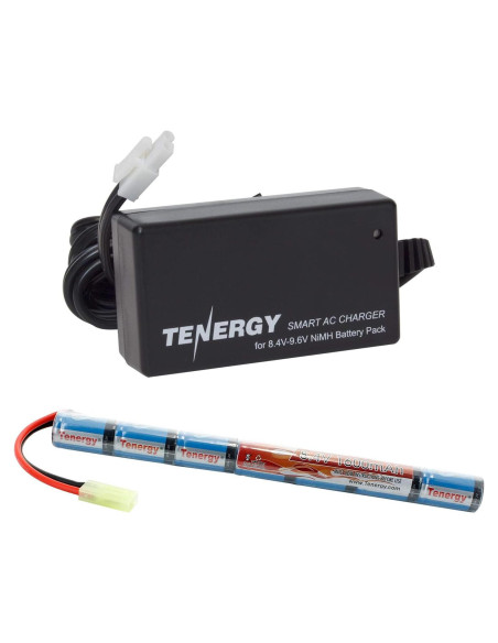 Batería Tenergy 8.4V 1600mAh NiMH + Cargador Mini Tamiya