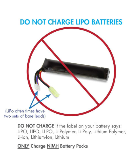 Batería Tenergy 8.4V 1600mAh NiMH + Cargador Mini Tamiya