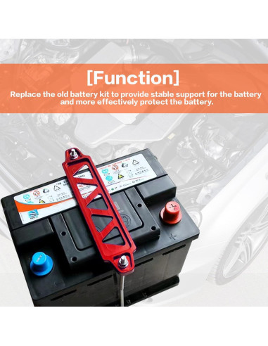 Soporte de Batería Reswish DPGDZJ001 Aluminio Azul 25.4 cm