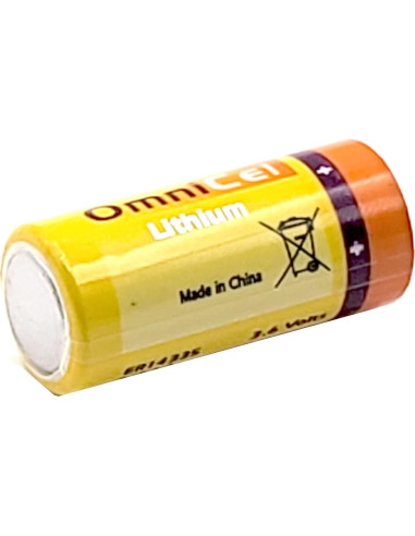 Batería de botón OmniCel ER14335 3.6V 1.65Ah Li-SOCl2