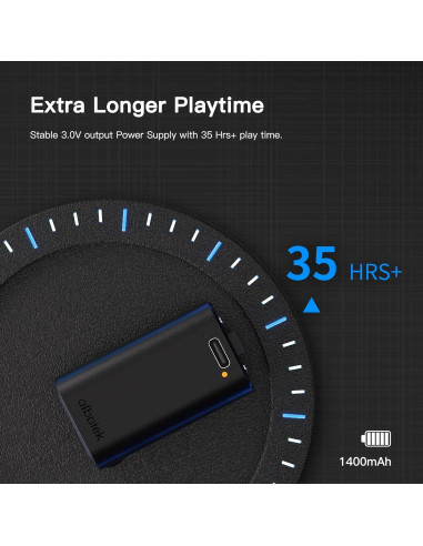 Paquete de 2 Baterías Recargables Xbox afbptek 1400mAh Carga Rápida