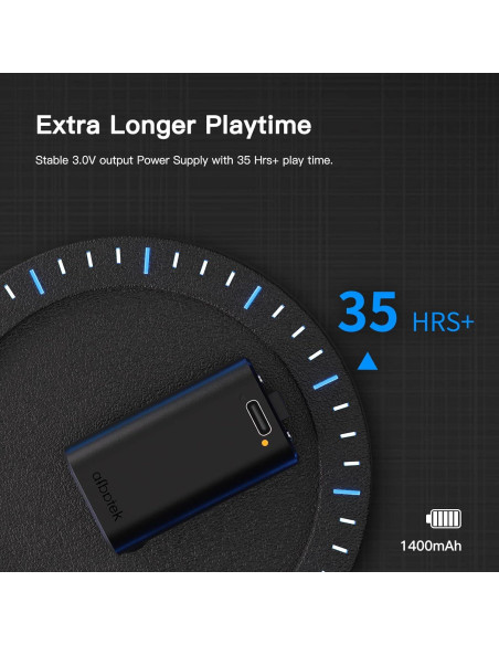 Paquete de 2 Baterías Recargables Xbox afbptek 1400mAh Carga Rápida