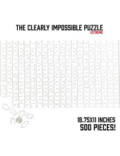 Rompecabezas 500 Piezas Claramente Imposible - Hecho en EE. UU. 2