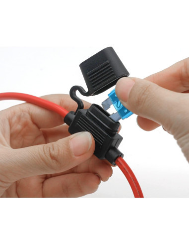 Portafusibles Automotriz VRUPIN 10 AWG con 24 Fusibles 15A-40A