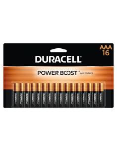 Baterías Duracell Coppertop AAA Power Boost - Paquete de 16