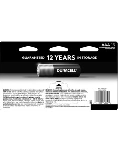 Baterías Duracell Coppertop AAA Power Boost - Paquete de 16 2