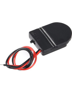 5 Soportes de Batería CR2032 con Interruptor ON-OFF Negro 2