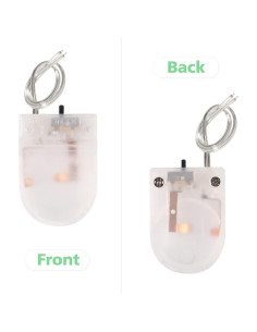 6 Soportes de Batería CR2032 con Interruptor ON/OFF - Coliao 2