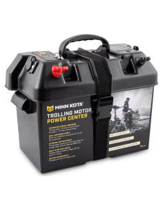 Caja de Batería Marina Minn Kota 1820175 con Medidor 12V