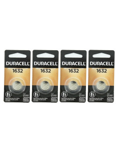 Batería de Litio Duracell 1632 Paquete de 4 Unidades
