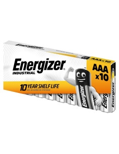 Batería Alcalina Energizer AAA LR03 1.5V - Paquete de 10