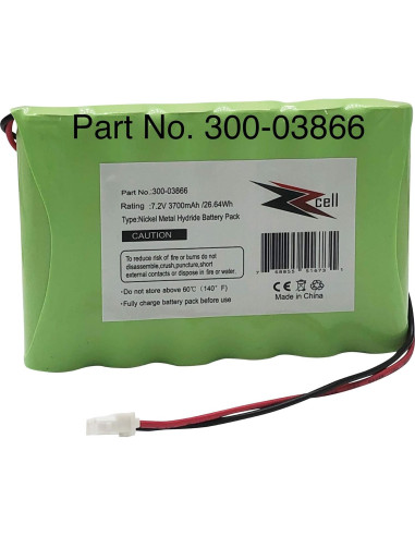 Batería Ni-MH 3700mAh ZZcell para Honeywell 300-03866