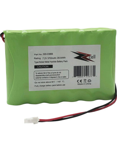 Batería Ni-MH 3700mAh ZZcell para Honeywell 300-03866