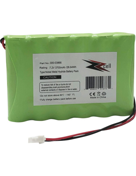 Batería Ni-MH 3700mAh ZZcell para Honeywell 300-03866