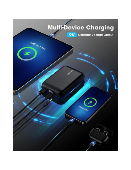 Chaleco Calentado WASOTO 16000mAh 9V con Pantalla LED