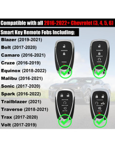 Batería CR2032 para Llave Inteligente Chevrolet 2016-2022 2