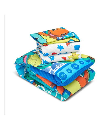 Conjunto de cama completo Northwest Pokemon 5 piezas