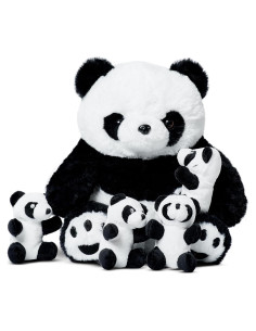 Panda de Peluche Gigante PixieCrush con 4 Panditas