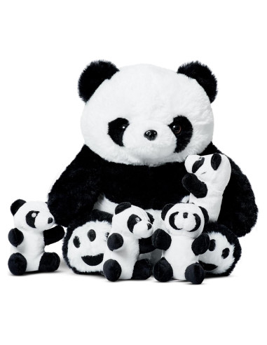 Panda de Peluche Gigante PixieCrush con 4 Panditas