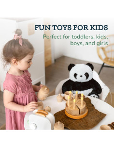 Panda de Peluche Gigante PixieCrush con 4 Panditas 2