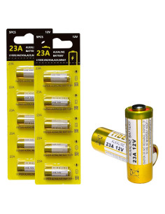Batería Alcalina 23A 12V Kunying - Paquete de 10 Unidades