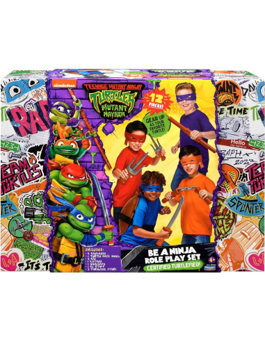 Cofre del Tesoro Tortugas Ninja Adolescentes Playmates - Juego de Roles
