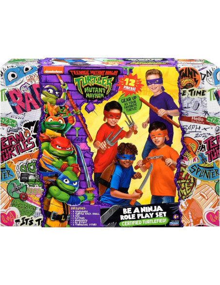 Cofre del Tesoro Tortugas Ninja Adolescentes Playmates - Juego de Roles
