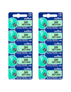 Batería de Óxido de Plata Murata 341 SR714SW 1.55V - 10 Unidades