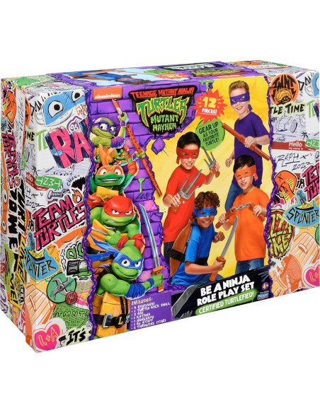 Cofre del Tesoro Tortugas Ninja Adolescentes Playmates - Juego de Roles