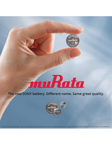 Batería de Óxido de Plata Murata 341 SR714SW 1.55V - 10 Unidades