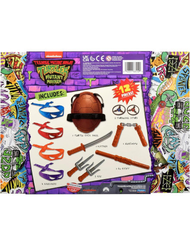 Cofre del Tesoro Tortugas Ninja Adolescentes Playmates - Juego de Roles