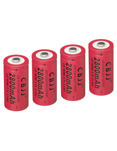 Batería Recargable Litio 3.7V 2800mAh CBJJ para Linterna