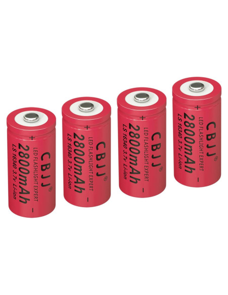 Batería Recargable Litio 3.7V 2800mAh CBJJ para Linterna