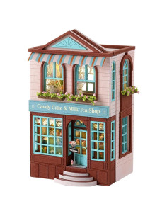 Casa de Muñecas Flever Kit DIY con Muebles 8,38x6,86cm