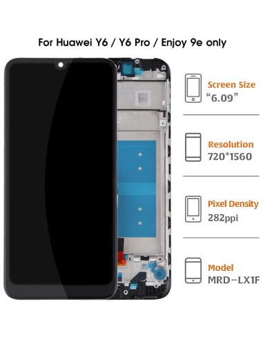 Reemplazo Pantalla Táctil A-MIND para Huawei Y6 2019/Pro