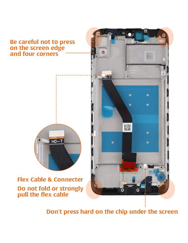 Reemplazo Pantalla Táctil A-MIND para Huawei Y6 2019/Pro