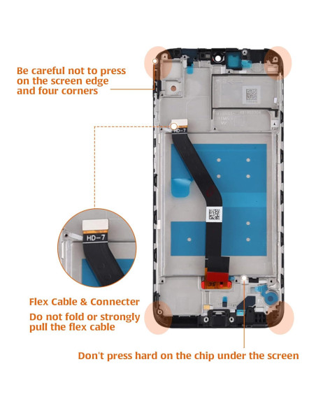 Reemplazo Pantalla Táctil A-MIND para Huawei Y6 2019/Pro