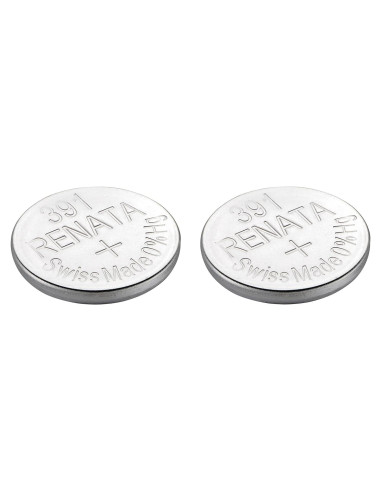 Batería de Reloj Renata 391 1.5V - 2 Unidades