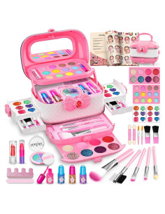 Kit de Maquillaje para Niñas Hollyhi 58 Piezas Rosa
