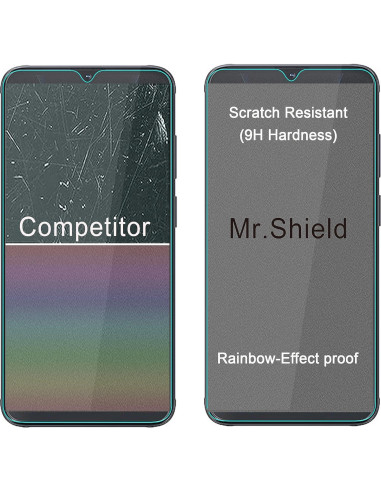 Mr.Shield Protector de Pantalla Cubot X70 Vidrio Templado 3 PCS