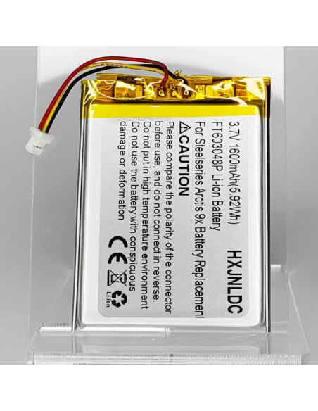 Batería de polímero de litio recargable HXJN FT603048P 3.7V 1600mAh