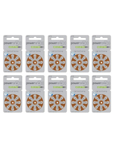 Baterías para Audífonos Power One Varta Tamaño 312 - 80 Unidades