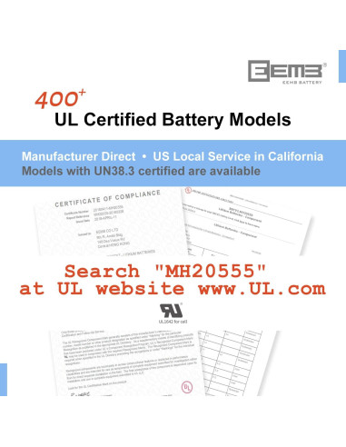 Batería de Litio EEMB ER14505 AA 3.6V 2700mAh No Recargable