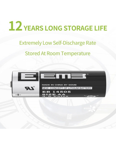 Batería de Litio EEMB ER14505 AA 3.6V 2700mAh No Recargable