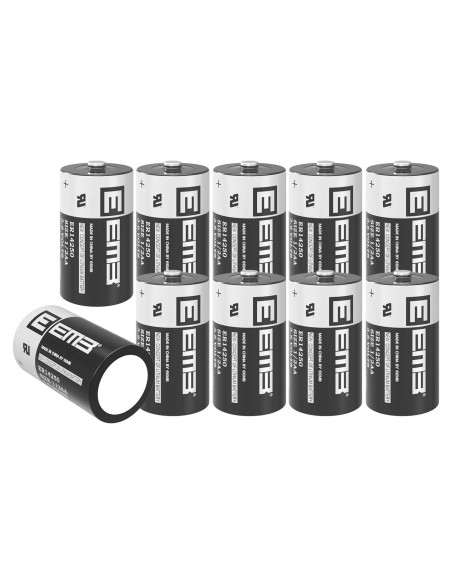 Baterías de Litio EEMB ER14250 3.6V 1200mAh Paquete de 10
