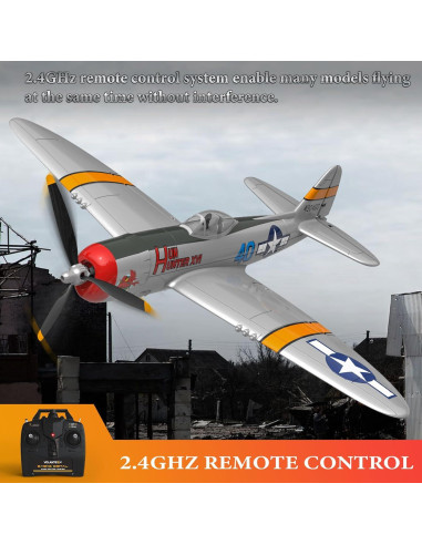 Avión RC GLUISEUR P-47 Thunderbolt 35.56 cm 2 Baterías