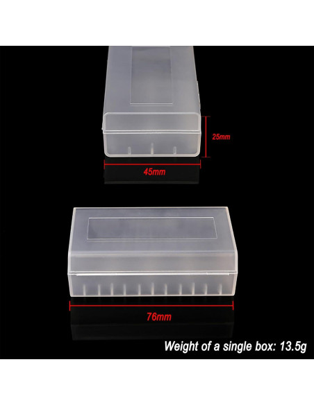 Caja de Almacenamiento para Baterías 21700 Bistook 4-Pack