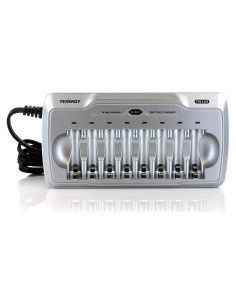 Cargador de Baterías Tenergy TN145 AA AAA 8 Ranuras LED