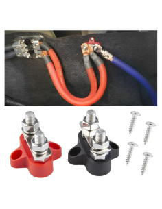 Terminales de Batería BELOMI M8 Doble Estudio 12V Aislados